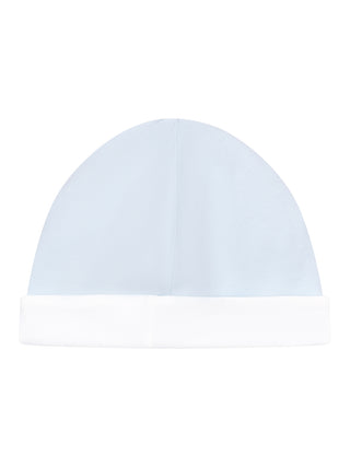 Strampler Set aus Baumwolljersey - Hellblau