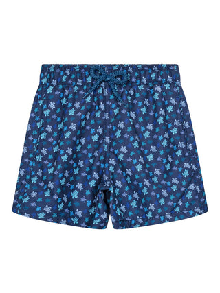 Jim Badeshorts mit Schildkröten-Motiv - Navy