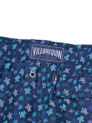Jim Badeshorts mit Schildkröten-Motiv - Navy