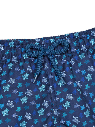 Jim Badeshorts mit Schildkröten-Motiv - Navy