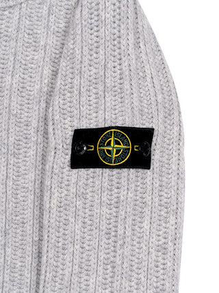 Pullover im Rippstrickdesign - Hellgrau