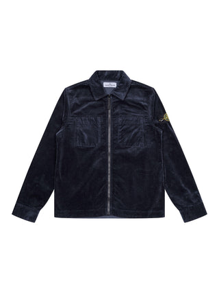 Cord-Overshirt - Navy