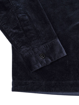 Cord-Overshirt - Navy