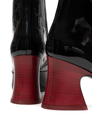 Janis Ankle Boot aus Lackleder