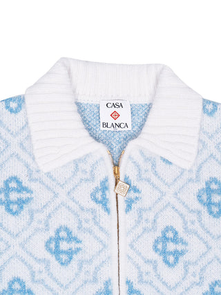 Monogram Zip Jacke