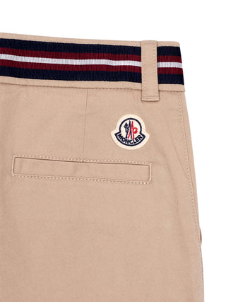 Hose mit Besatz - Beige