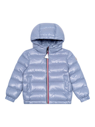 New Aubert Daunenjacke mit Kapuze - Hellblau