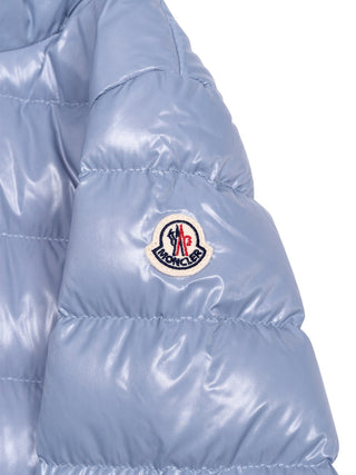 New Aubert Daunenjacke mit Kapuze - Hellblau