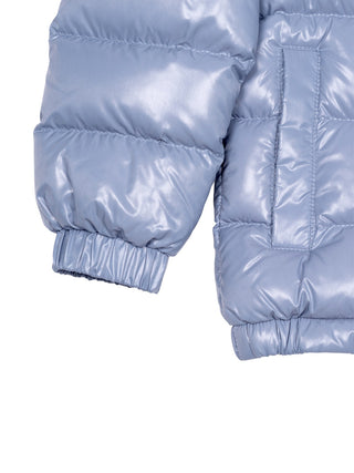 New Aubert Daunenjacke mit Kapuze - Hellblau