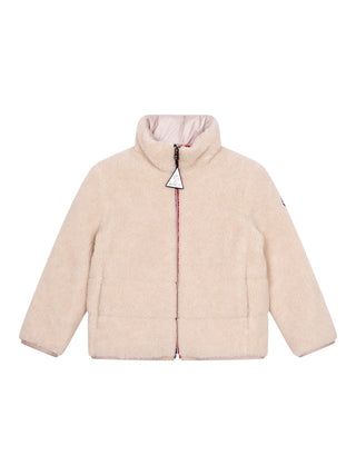 Casan wattierte Teddy-Jacke - Hellbeige