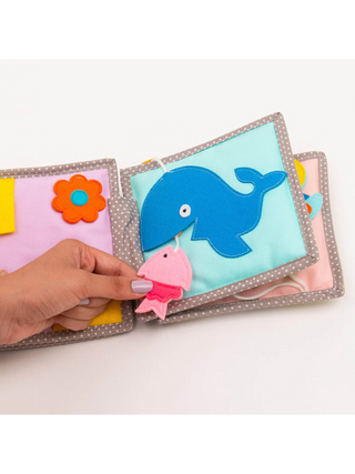 Mini Quiet Book - Dösender Löwe