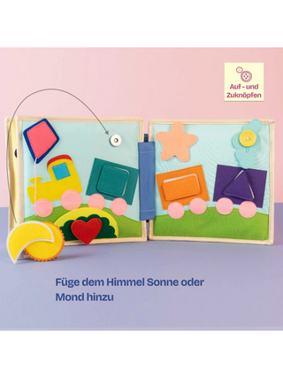 Quiet Book - Pastell junge Eule