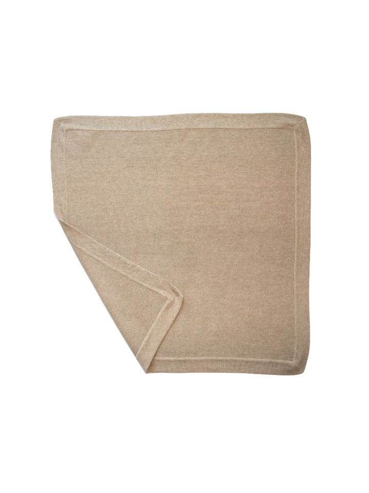 Babydecke Pearl aus reinem Kaschmir - Beige