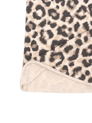 Fleece T-Shirt in Leopard