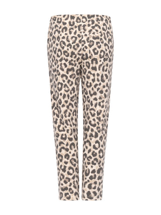 Fleece-Hose in  Leopard