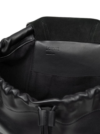 Flamenco Rucksack aus glänzendem weichem Kalbslede