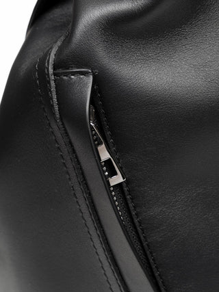 Flamenco Rucksack aus glänzendem weichem Kalbslede
