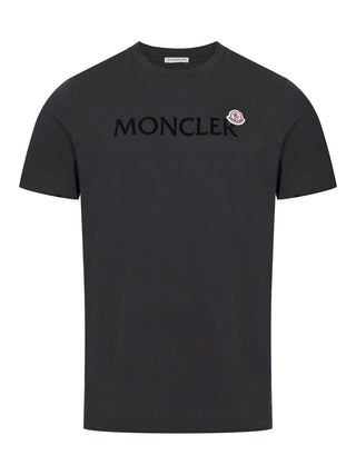 T-Shirt mit Logo in Schwarz