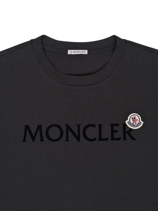 T-Shirt mit Logo in Schwarz