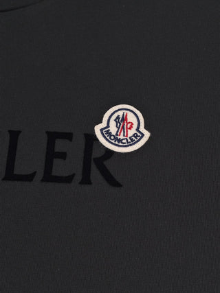 T-Shirt mit Logo in Schwarz