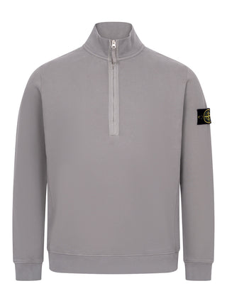 Sweatshirt mit halbem Reißverschluss