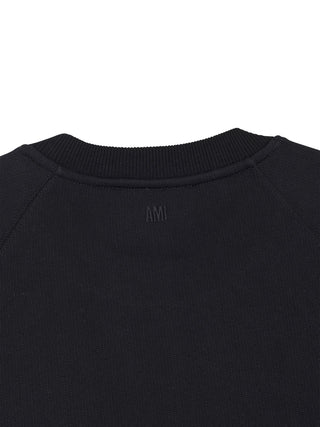 Sweatshirt mit Ami de Coeur Logo in Schwarz