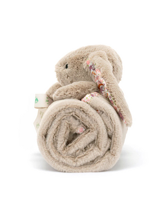Blossom Beige Bunny "Petal" Kuscheldecke