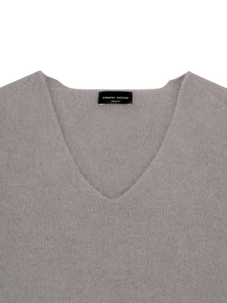 Scollo-Pullover mit V-Ausschnitt