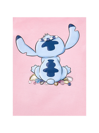 T-Shirt mit Disney-Print Stitch