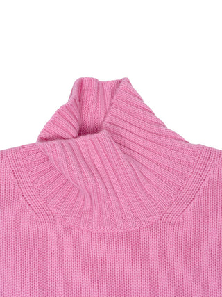 Girlfriend Turtleneck in Pink