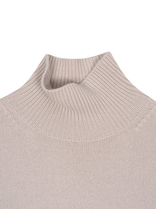 Boyfriend Turtelneck in Chalk