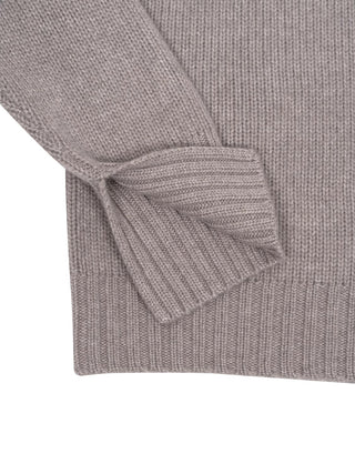 Girlfriend Turtleneck in Greige