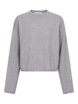 Rundhalspullover No. 426 Comfy in Grey