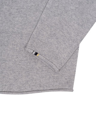Rundhalspullover No. 426 Comfy in Grey