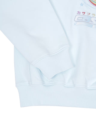 Manga Tennisball Sweatshirt in Hellblau