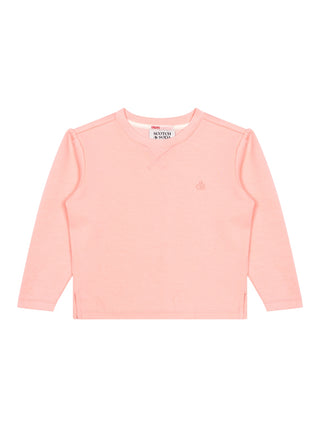 Sweatshirt mit Puffärmeln - Apricot