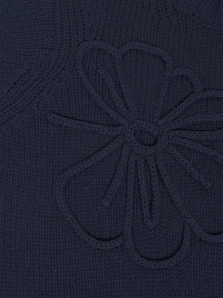 Pullover mit Blumen-Details