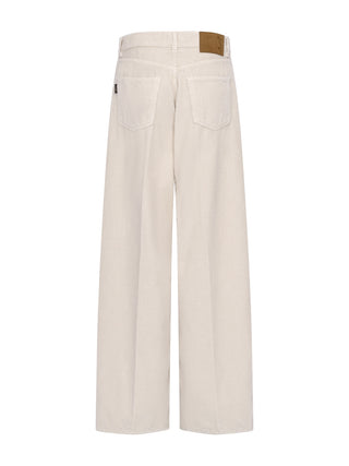 Cordhose Bethany in Creme
