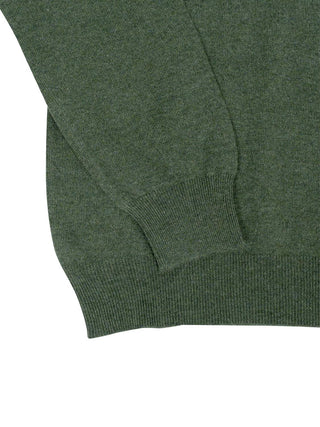Rollkragenpullover aus Kaschmir in Grün