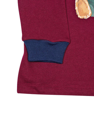 Set mit Polobär - Rot/Beige