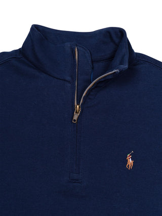 Troyer aus Baumwolle - Navy