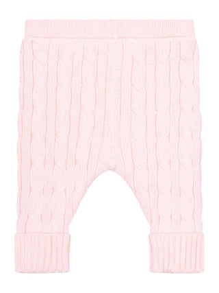 Zweiteiliges Strickset aus Baumwolle - Hellrosa