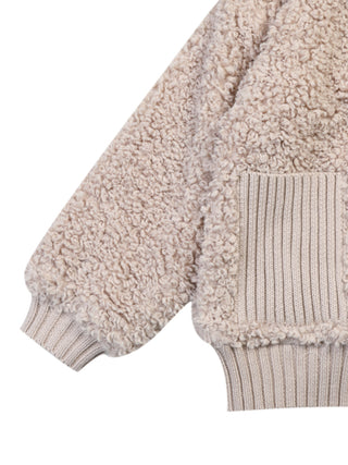 Olaan Cardigan Soft Taupe Teddy