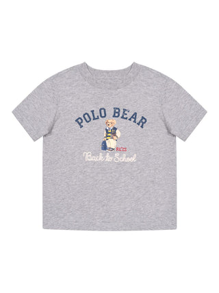 T-Shirt mit Polobär - Hellgrau