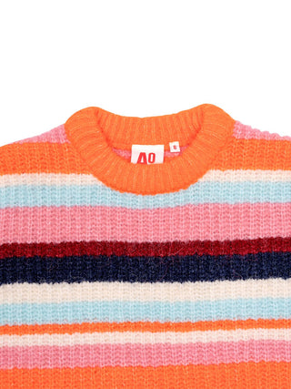Wanda gestreifter Strickpullover - Multicolor