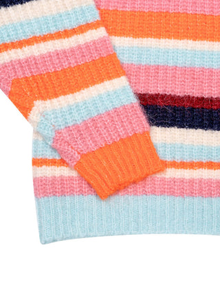 Wanda gestreifter Strickpullover - Multicolor