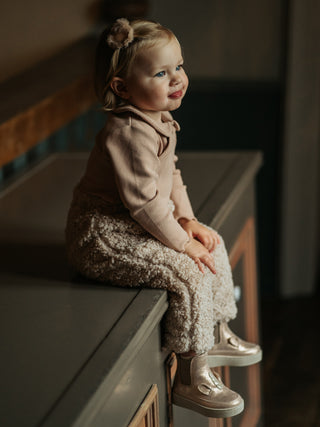 Linnie Hose aus Teddy-Stoff