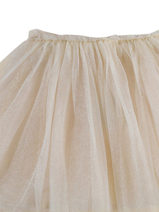 Pien Tüllrock in Off White Metallic