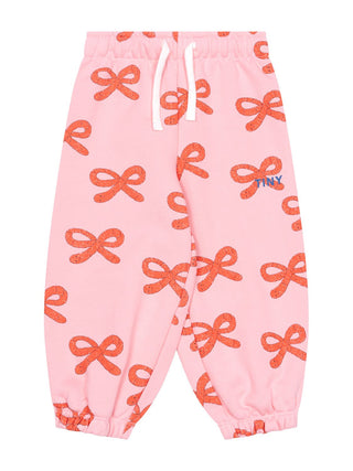 Sweathose mit Regenwurm-Motiv - Rosa