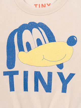 Tiny Dog Graphic Sweatshirt - Beige